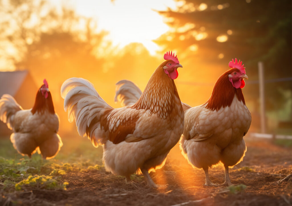 poule qui perd ses plumes